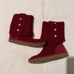 Ugg Red Boots Sz 8